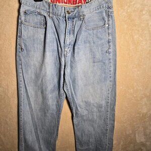 Vintage UNIONBAY Jeans Men's 34x30 Light Wash Relaxed Straight 90s Hong kong 231